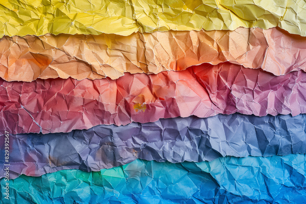 rainbow colored crumpled paper texture background rainbow colored crumpled paper texture background