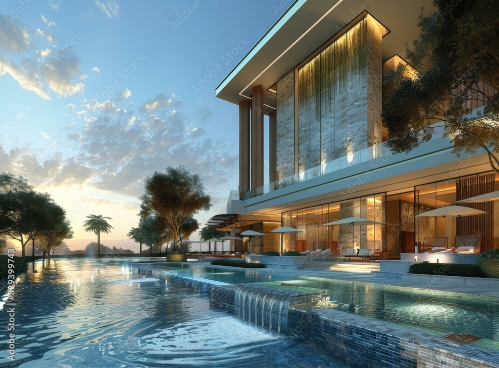 Fototapeta premium Luxury hotel in Dubai