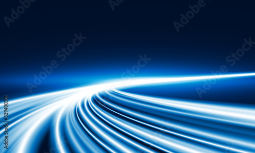 Abstract speed Business Start up launching product with Electric car and city concept Hitech communication concept innovation background,  vector design