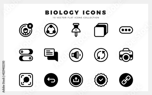 15 Social Media (Pintrest) Lineal Fill icons pack. vector illustration.
