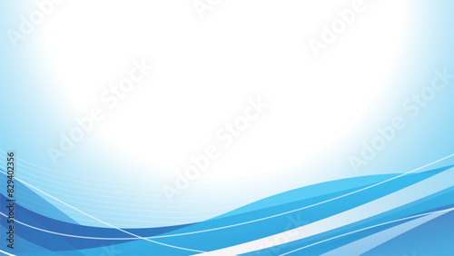 Abstract blue light and  gradient background