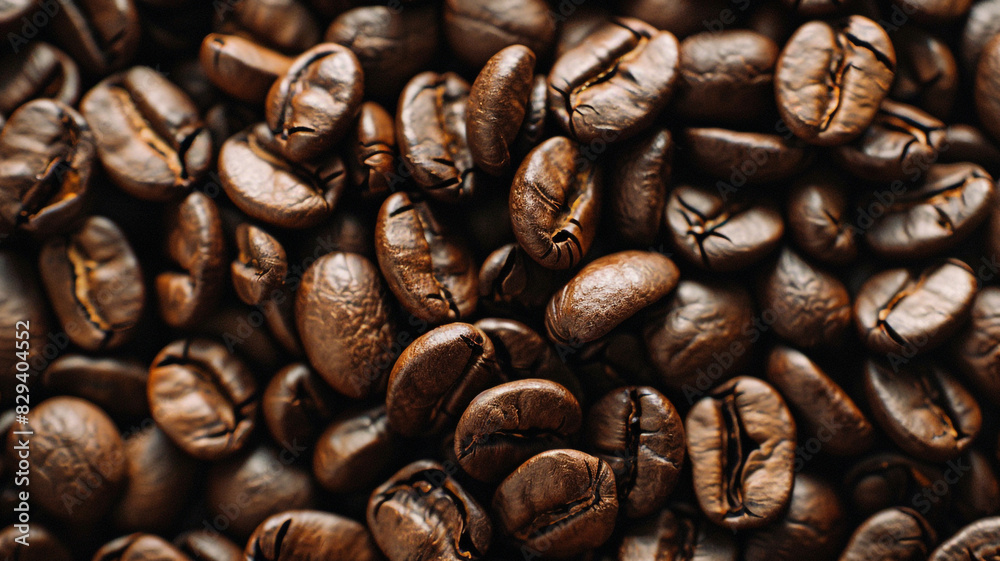 Fototapeta premium Coffee beans background.