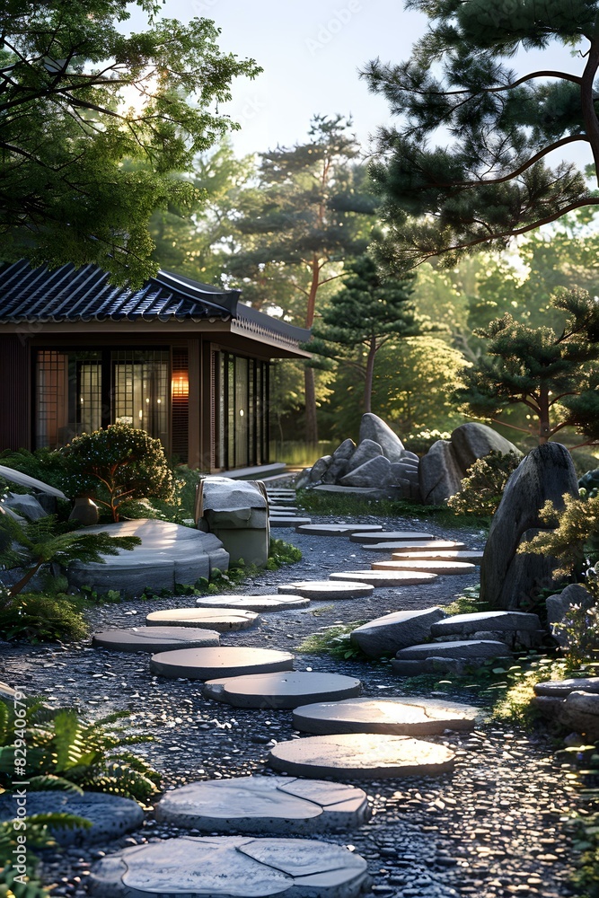 Obraz premium Japanese Garden Design