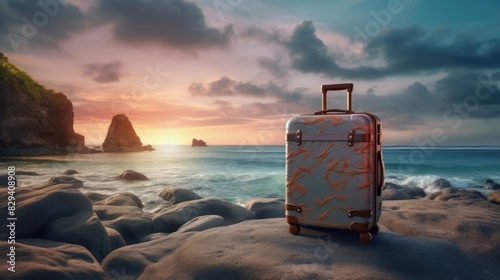 Travel Concept and Traveling luggage.