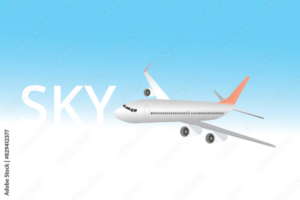 Vector Flight Airplane in the Sky
Vector Flight Airplane in the Sky