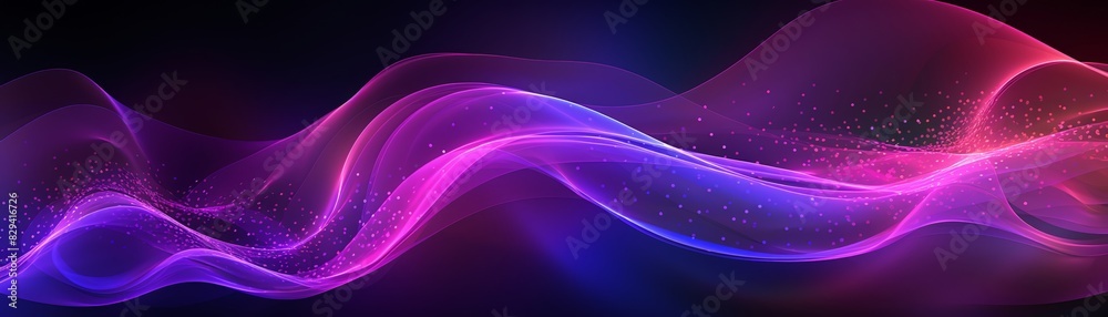 Abstract hitech particle flow, wave of dots, background for magazine and banners Abstract hitech particle flow, wave of dots, background for magazine and banners