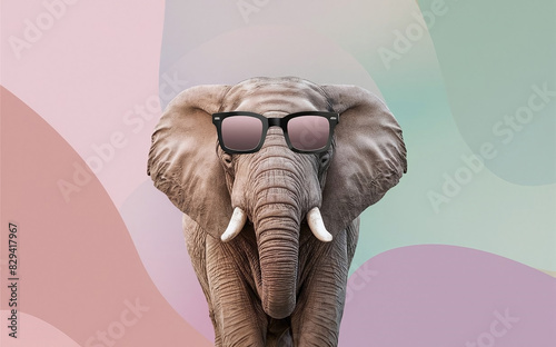 elephant in the shape of an elephant