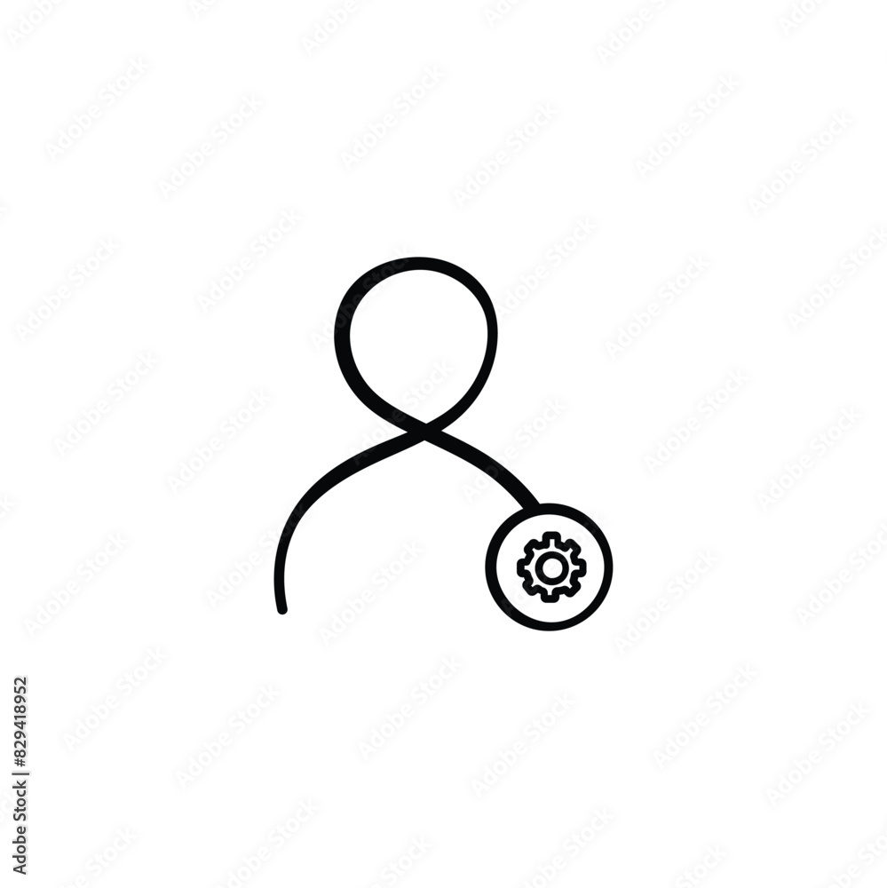 User Setting Line Style Icon Design User Setting Line Style Icon Design