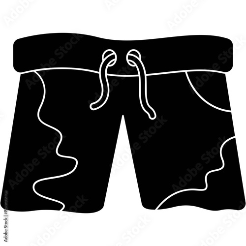 Beach Short Pants Icon