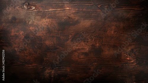  A detailed shot of split wood, appears hemispherical with a stain brownish photo