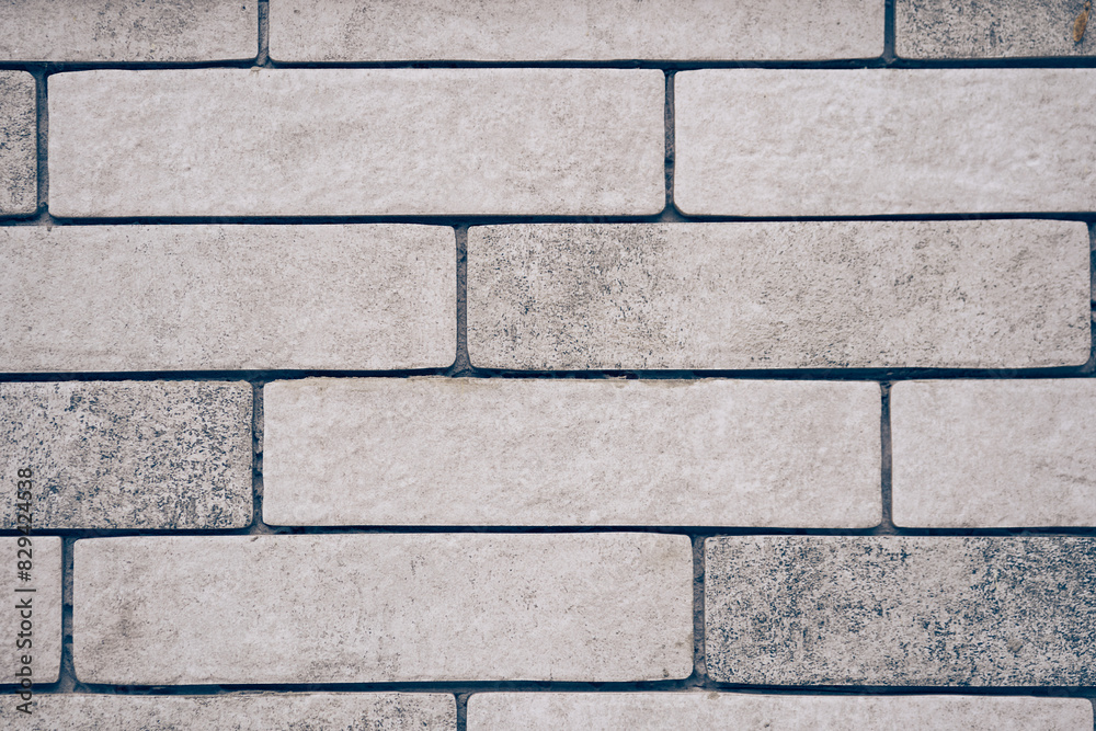 The wall is light-colored brick with space for copying. Layout for your design. High quality photo The wall is light-colored brick with space for copying. Layout for your design. High quality photo