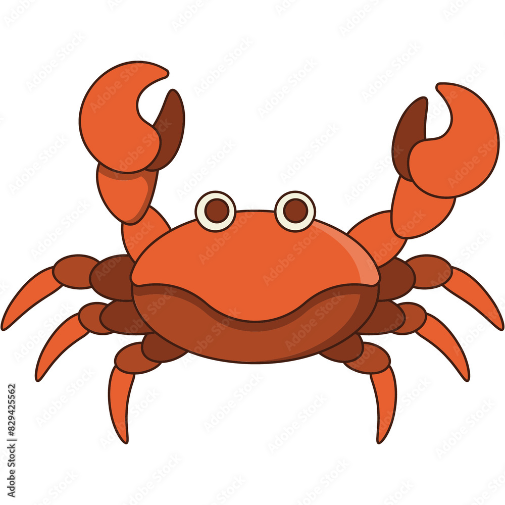 Fototapeta premium Crab Sticker