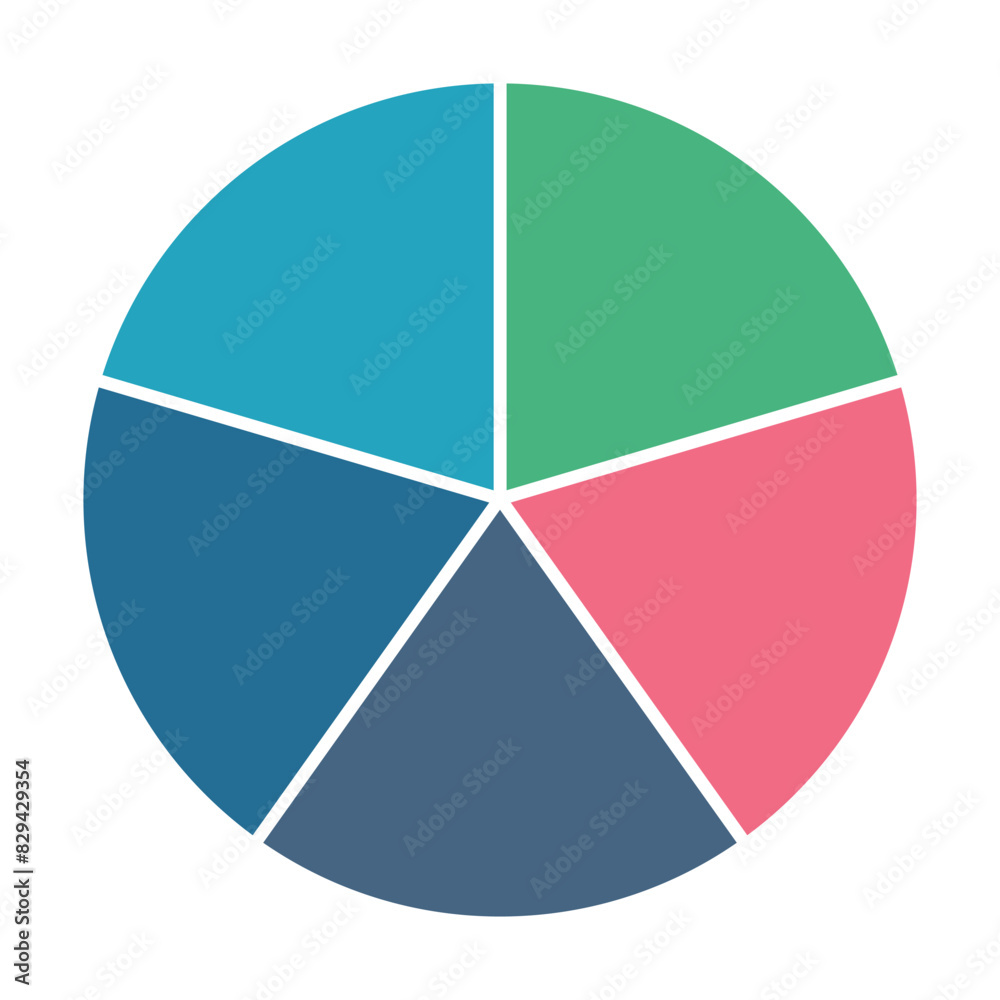 Fototapeta premium Infographic Circle Chart