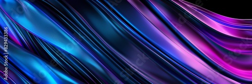 purple  and pink   blue three-dimensional striped background  black background aspect ratio 3 1  for banner  landing page  website