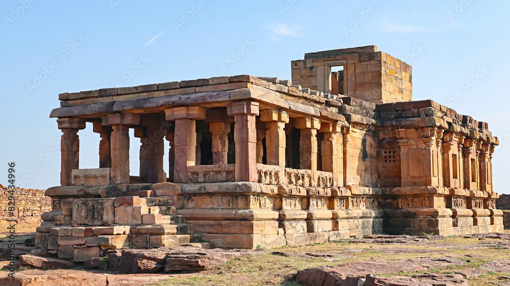 Meguti Jain Temple, 9th Century Structure, Aihole, Bagalkot, Karnataka, India.