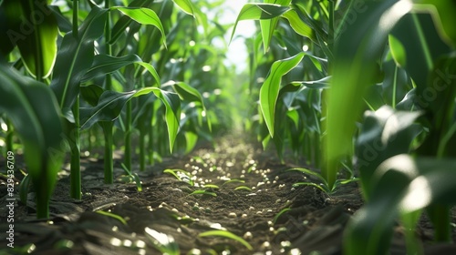 With the help of sophisticated computer algorithms plant breeders determine the ideal ratio of genes to produce a droughtresistant line of corn that could thrive in even the harshest photo