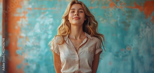 perfect photo of business woman created with Generative AI technology