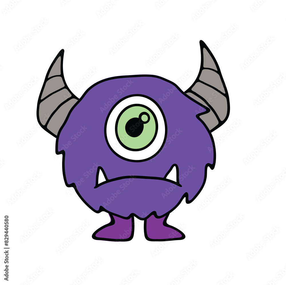 Fototapeta premium cartoon monster