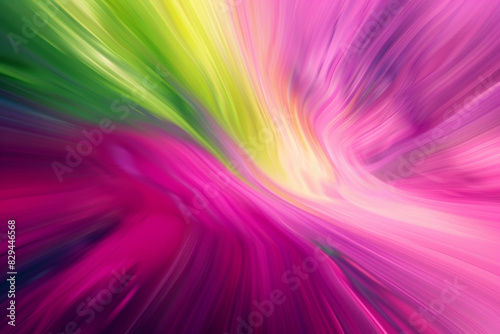 Wallpaper Mural Bold magenta and chartreuse abstract blur, ideal for vibrant, lively designs. Torontodigital.ca