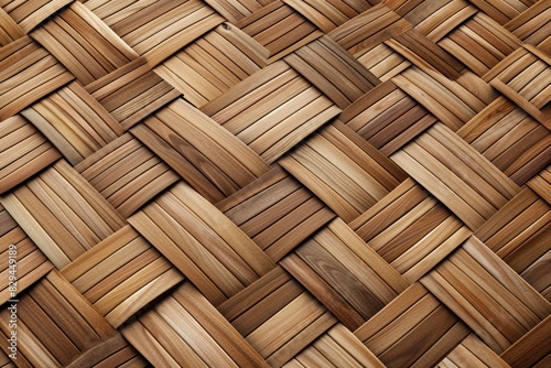 Texture of a product woven from straw close-up. Beautiful simple AI generated image in 4K  unique.