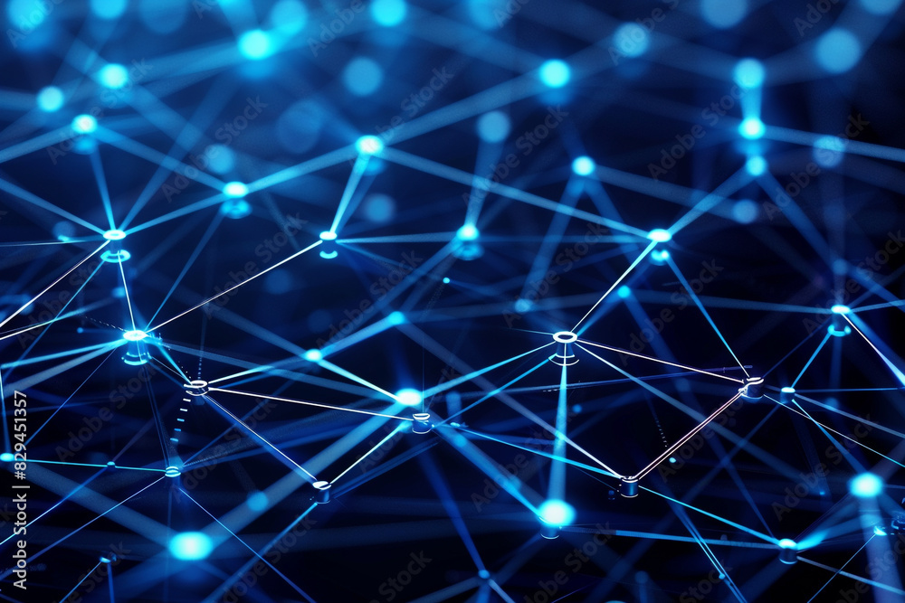 Navy blue networking technology abstract, illustrating digital complexity and connectivity. Navy blue networking technology abstract, illustrating digital complexity and connectivity.