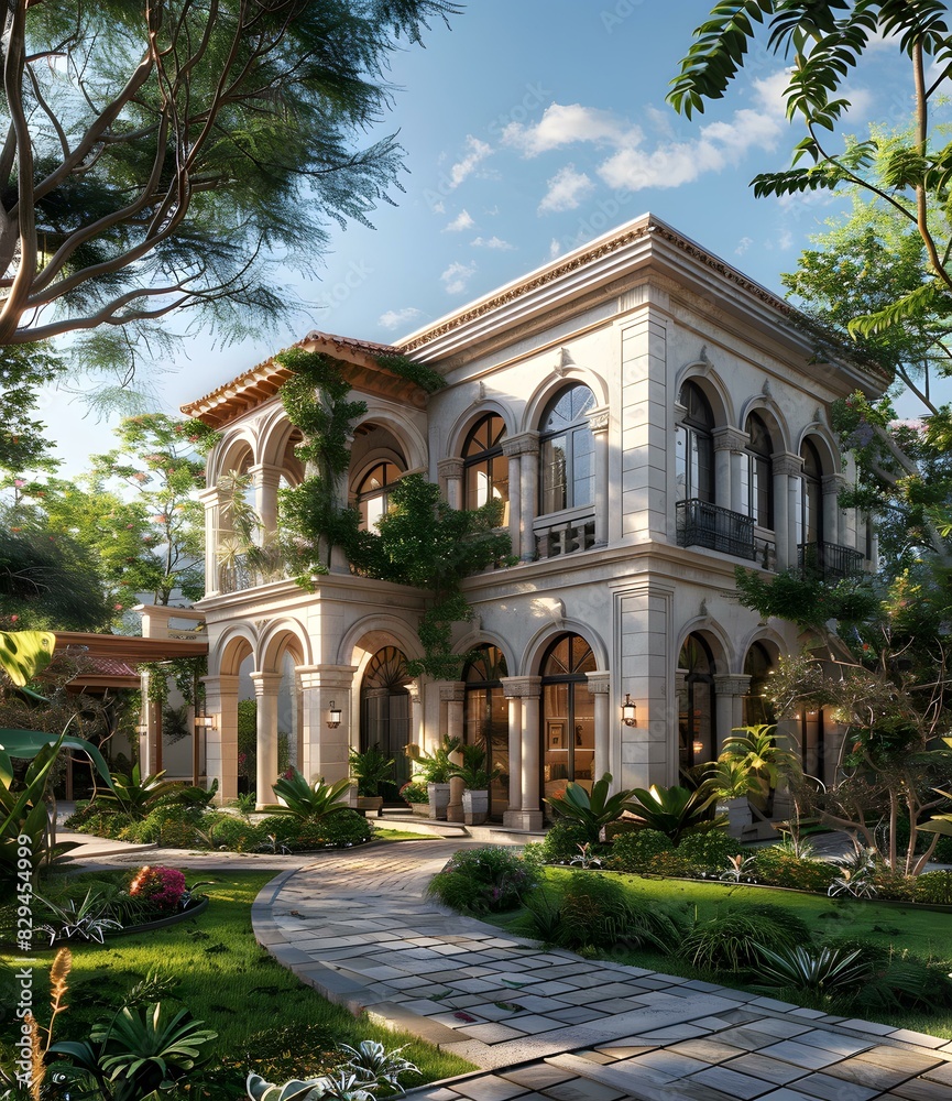 Spanish style villa