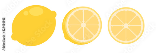 Lemon Whole and Sliced