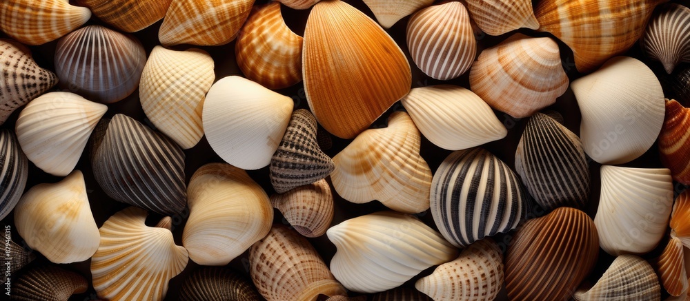 shells. copy space available shells. copy space available