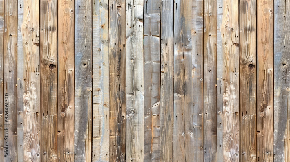 A close-up of a wooden fence with a bird atop and another bird perched separately at the peak A close-up of a wooden fence with a bird atop and another bird perched separately at the peak