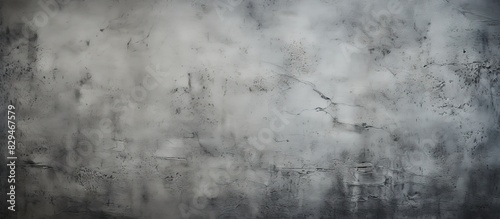 Abstract grunge background featuring a gray decorative plaster texture with a vignette providing ample copy space for design purposes