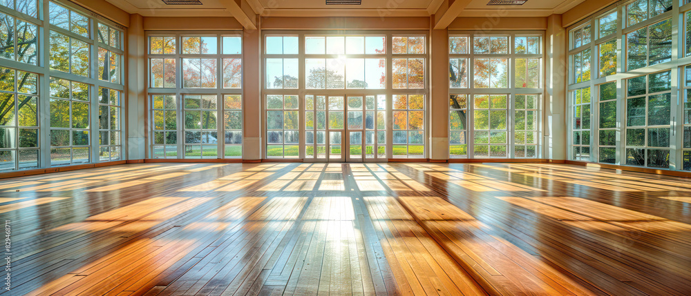 There is an empty room filled with natural light pouring through numerous windows, creating a captivating dance of shadows and reflections.Generative AI There is an empty room filled with natural light pouring through numerous windows, creating a captivating dance of shadows and reflections.Generative AI