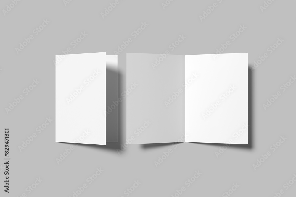A5 Bifold Brochure Blank Mockup A5 Bifold Brochure Blank Mockup