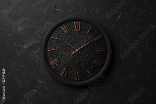 Wallpaper Mural Red alarm clock close-up isolated on dark background with red gradient.. Beautiful simple AI generated image in 4K, unique. Torontodigital.ca