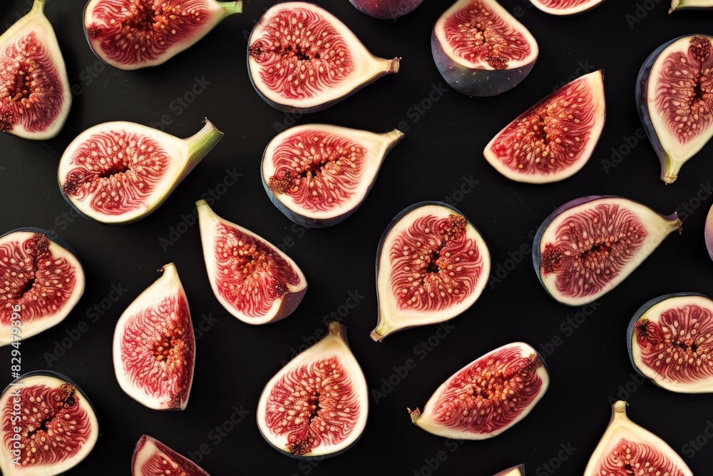 Ripe fig fruits with leaf close-up. Beautiful sweet fresh organic figs on a wooden table. Label design. Healthy vegan food. Slow motion. Beautiful simple AI generated image in 4K, unique. Ripe fig fruits with leaf close-up. Beautiful sweet fresh organic figs on a wooden table. Label design. Healthy vegan food. Slow motion. Beautiful simple AI generated image in 4K, unique.