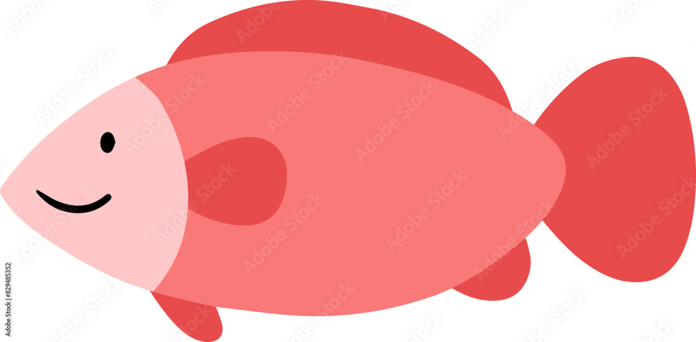 Sea Fish Funny Cartoon Illustration Kids Clipart Sea Fish Funny Cartoon Illustration Kids Clipart