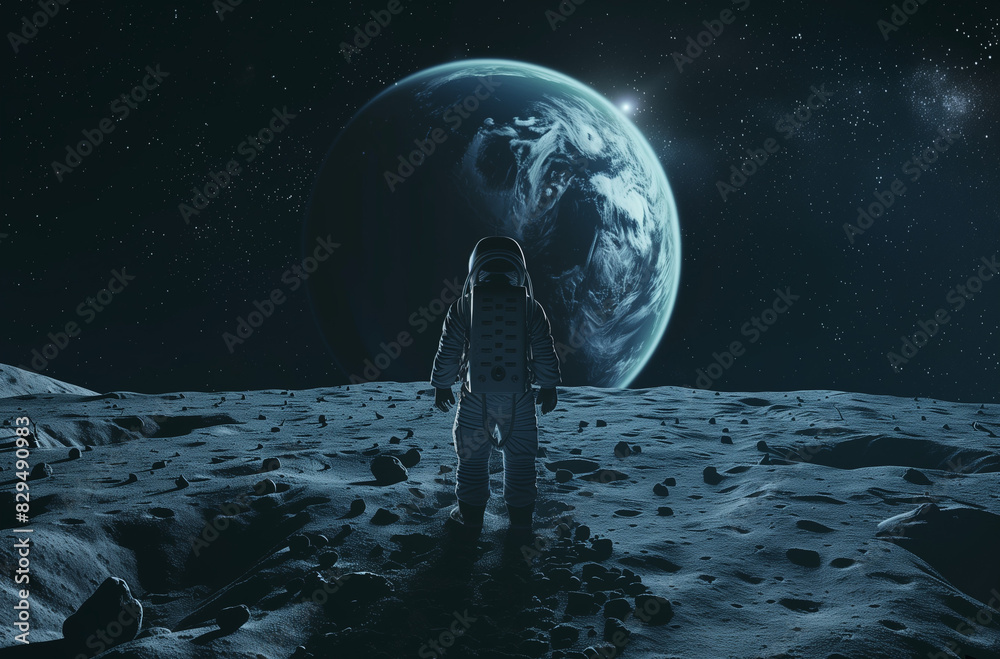 earth and moon earth and moon