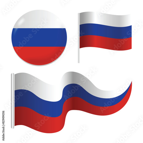 RUSSIA FLAG SET