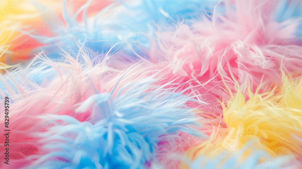fuzzy pink blue yellow background. Generative AI. fuzzy pink blue yellow background. Generative AI.