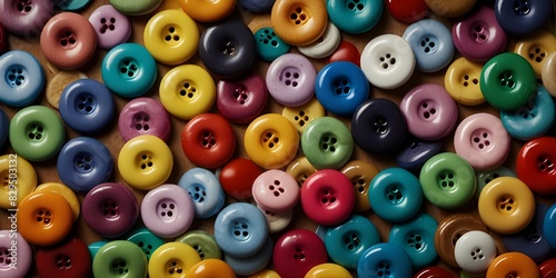 group of colored buttons photo