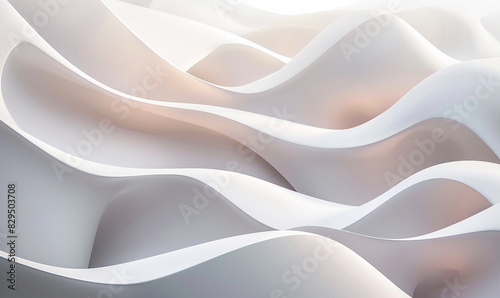 Abstract clean and colorful wavy background for presentation template