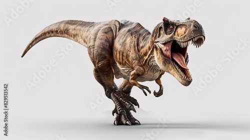 The T-Rex is a renowned dinosaur that roamed during the end of the Cretaceous era. photo