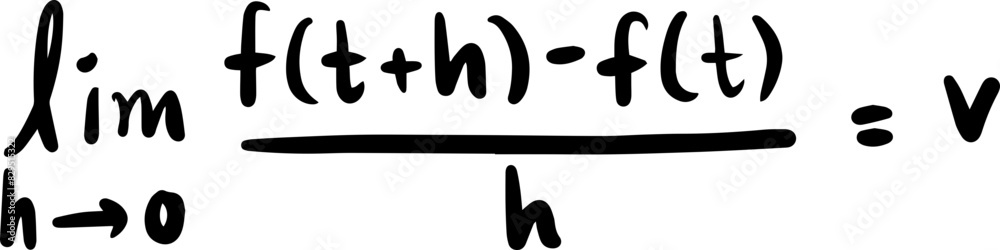 calculus rules math handwritten 