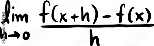 calculus rules math handwritten 