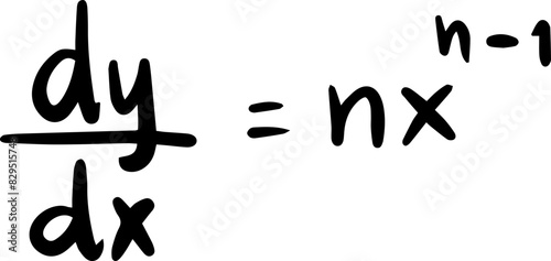 calculus rules math handwritten 