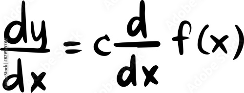 calculus rules math handwritten 