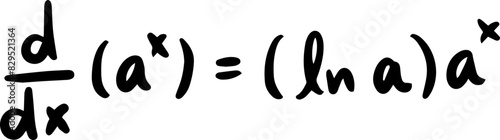 differentiation formulas math handwritten