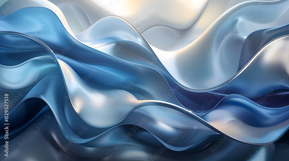 Metallic abstract wavy liquid background. Generative AI. Metallic abstract wavy liquid background. Generative AI.