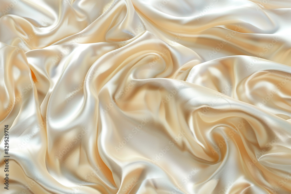 Fototapeta premium Beige and cream 3D design for minimalist and tranquil interior design projects.