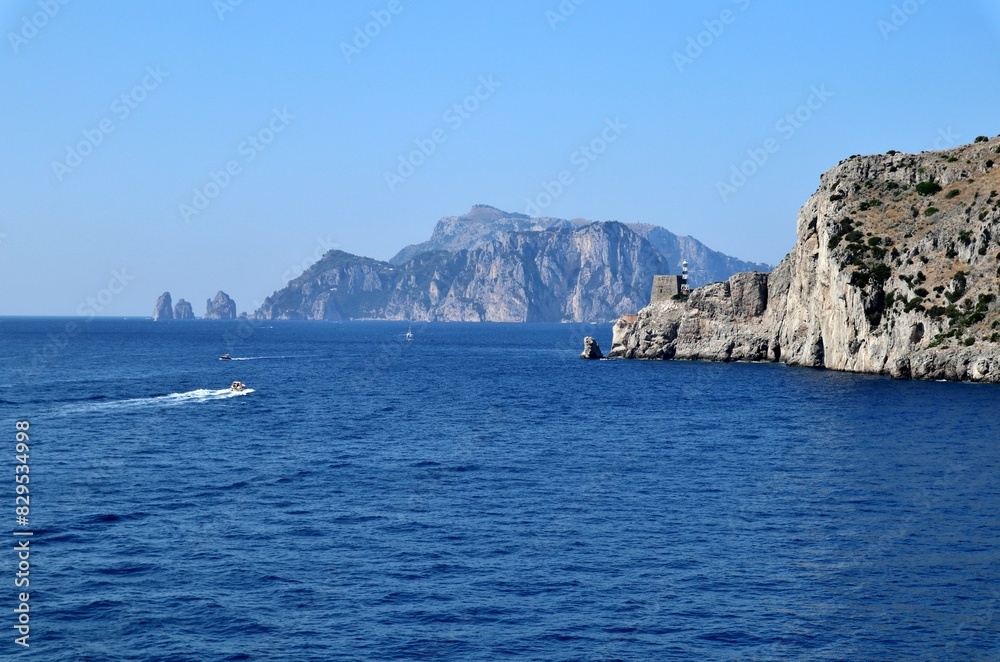 Nerano - Capri dall'ex cava Italsider di Ieranto