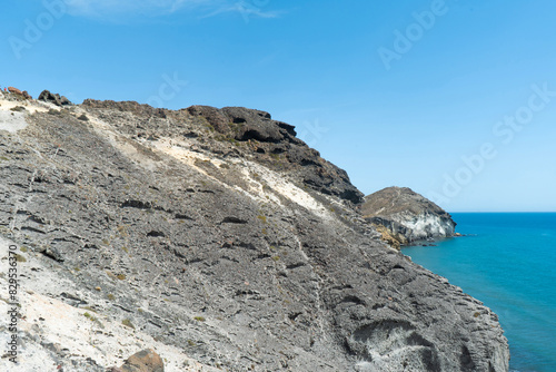 Landscape of volcanic rocks in Cabo de Gata Almeria 3